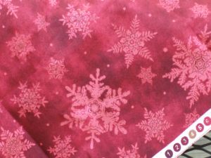 beautiful snowflake fabric