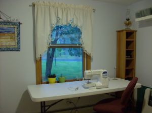 sewing room during 7.2.09